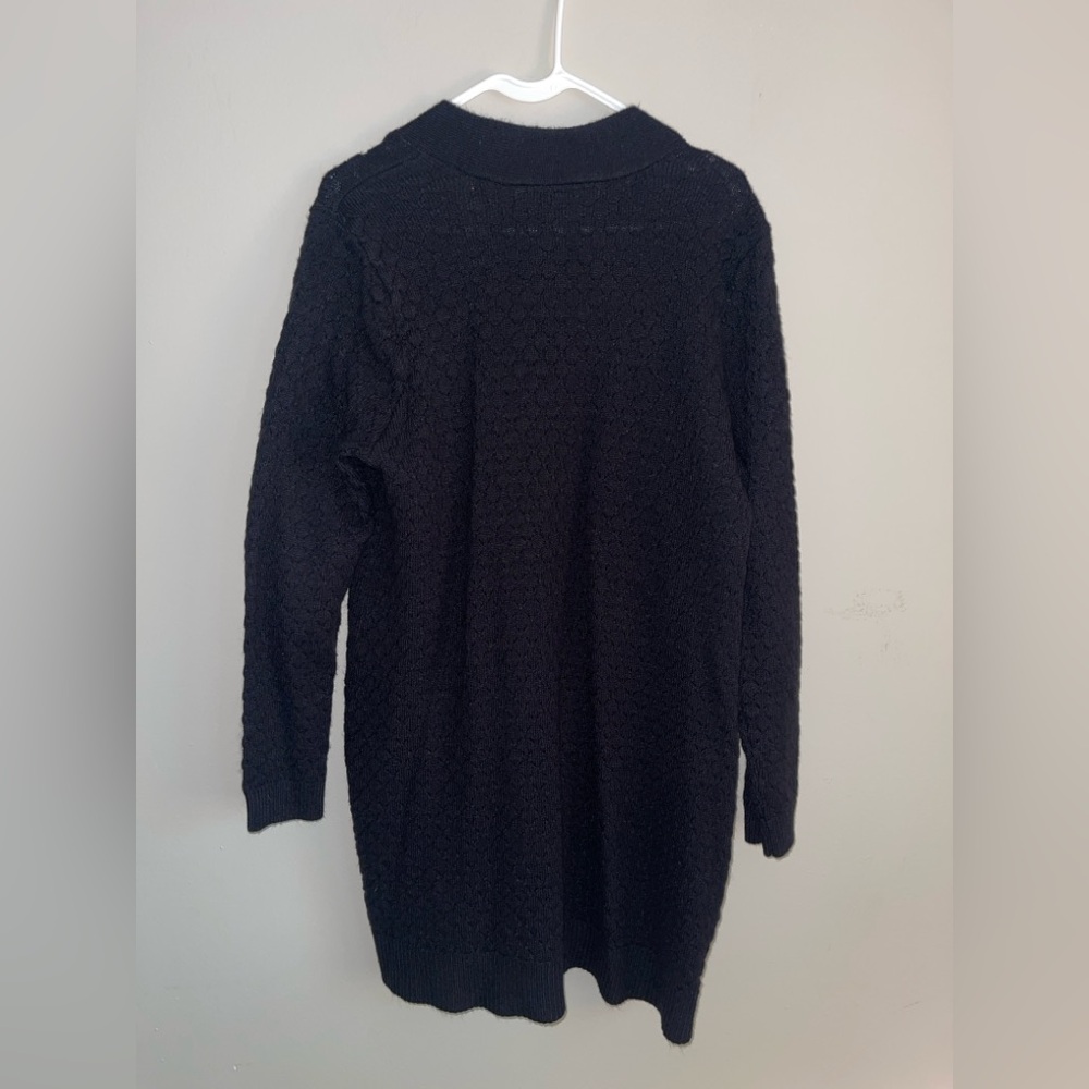Apt. 9 Women's Black Textured Cardigan - Picture 8 of 12